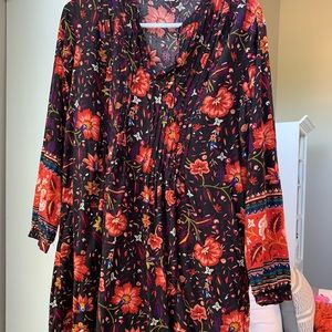 Black Floral Dress